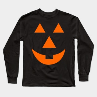 scary face funny Halloween gift Long Sleeve T-Shirt